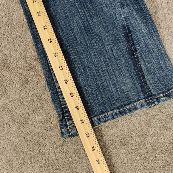 Armor Jeans Women's Flare Jeans Size 9 / 10 Blue Cotton Casual Outerwear Daily - Picture 12 of 13